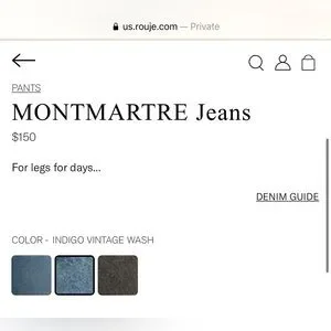 Rouje | Jeans | Rouje Montmartre Jeans Size 34 Xxs | Poshmark